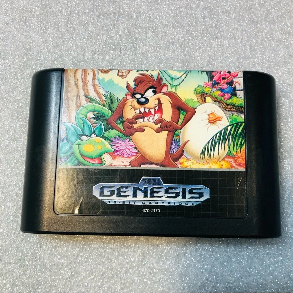 SEGA Genesis MK-1601 16-Bit Home Console Bundle w/ Controller & OEM Cable 1 game